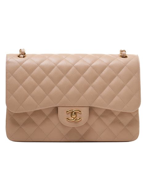 beige chanel jumbo|chanel jumbo caviar bag.